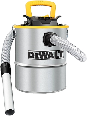 שואב חבית | שואב אבק מקצועי לאפר דיוולט DeWalt DXV15A גוף נירוסטה מיועד לאפר גחלים, אבק וחום